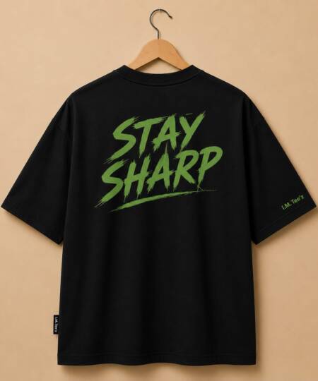 IMTEEZ Premium Stay Sharp Graphic Tee