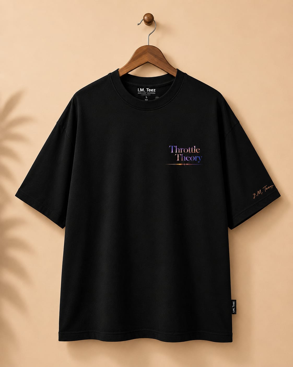 "THROTTLE THEORY" Premium Graphic T-Shirt - Image 2