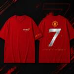 "MAGIC OF SEVEN" Football Inspired Premium Graphic RED T-Shirt
