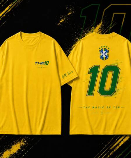 "THE 10 MAGIC OF TEN" Football Inspired Premium Graphic T-Shirt