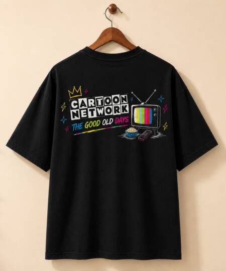 "CARTOON NETWORK THE GOOD OLD DAYS" Premium Graphic T-Shirt