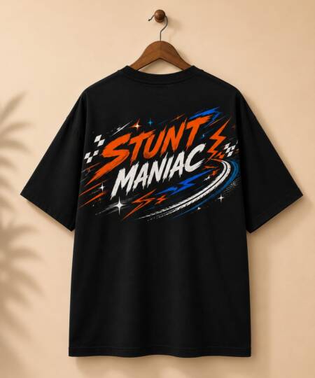 "STUNT MANIAC" Premium Graphic T-Shirt