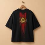 "SHAKTIMAAN" Nostalgia Collection Oversized Graphic T-Shirt – Design 2 (Black)