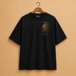 Warrior Helmet Oversized Black T-Shirt