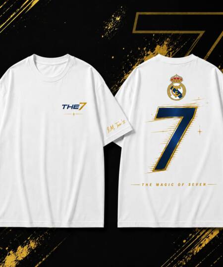 "MAGIC OF SEVEN" Football Inspired Premium Graphic T-Shirt