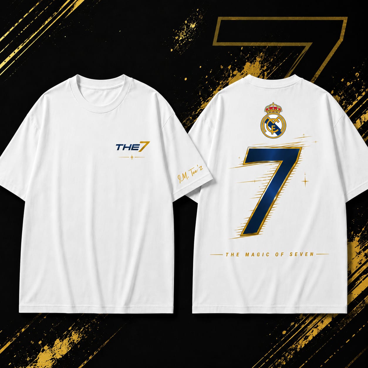 "MAGIC OF SEVEN" Football Inspired Premium Graphic T-Shirt