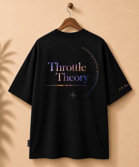 "THROTTLE THEORY" Premium Graphic T-Shirt