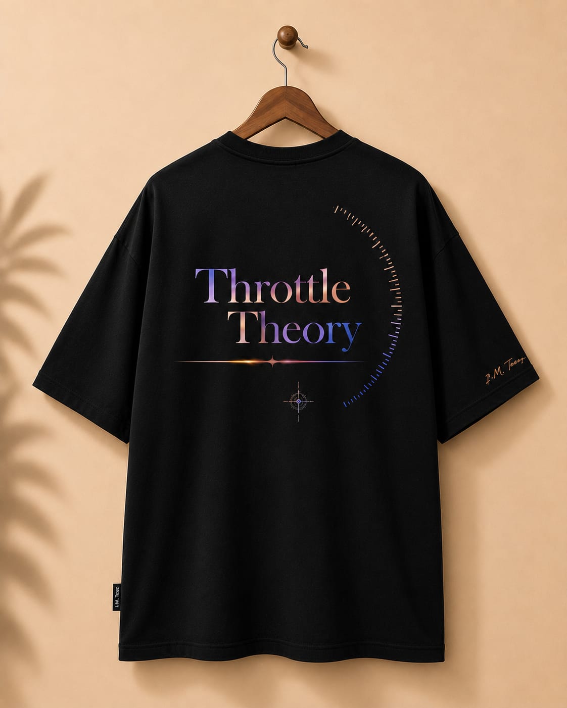 "THROTTLE THEORY" Premium Graphic T-Shirt