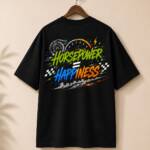 "HORSEPOWER = HAPPINESS" Premium Graphic T-Shirt