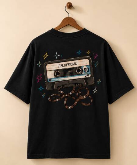 "NO REWIND CASSETTE" Graphic Premium T-Shirt
